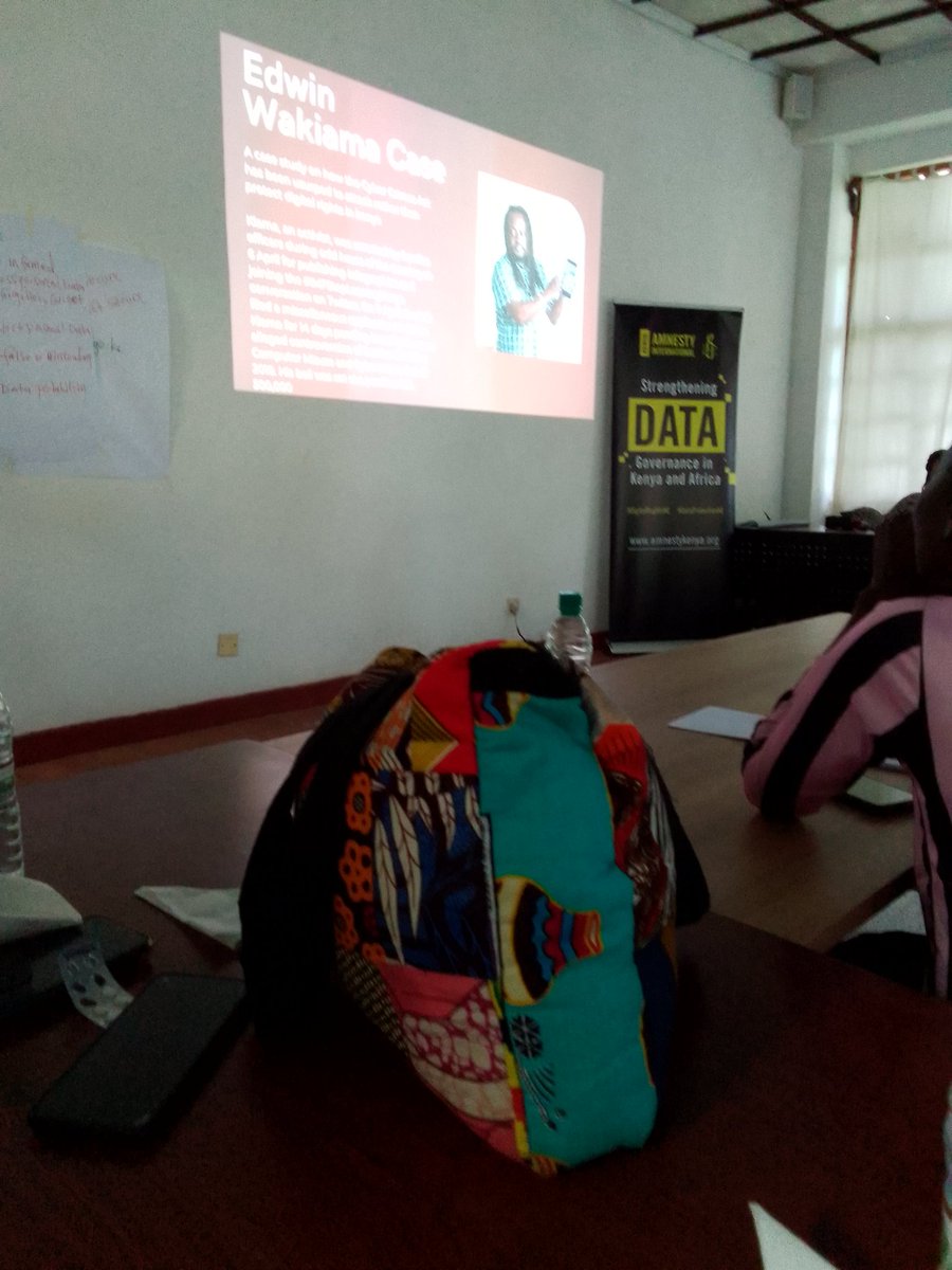 <a href="/AmnestyKilifi/">Amnesty Kilifi Circle of Conscience</a> having a session on strengthening Data governance in Kenya and Africa #DigitalRightsKE  #DataProtectionKE