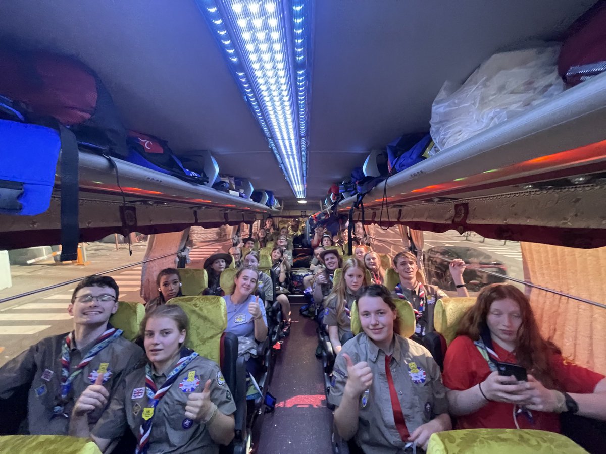 We are on our way!!! Thank you ⁦@UKContingent⁩ for all your support #dreamwild #25wsj