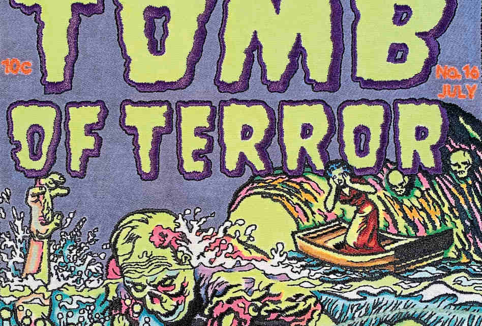 ImagesMagUK's tweet photo. Check out our new August issue to discover how Marcus Davis of Allabout Digitizing in North Carolina, US, used mixed media to recreate pages from horror magazines! https://t.co/DraUI1qQQC #embroidery #embroideryart #embroider #embroiderydesign #embroiderythreads #embroiderers https://t.co/t6OnMLteCZ