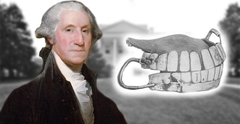 Heindsight's tweet image. At the age of 57, George Washington had all of his remaining teeth pulled and received the first of several complete sets of false teeth to alleviate his constant ailments resulting from recurring infections. 🦷🪥🦷