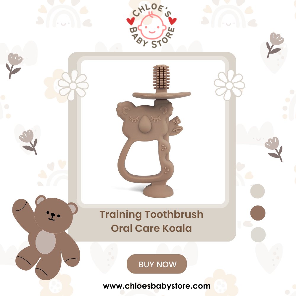 Cuddle up to dental care joy! Our Training Toothbrush Oral Care Koala brings comfort and happiness to your little one's daily routine.

#BabyOralCare #USAparenting #USAbabyproducts #KidsDentalHealth #OralCareForKids #USAmoms #TeachingKidsToBrush #HealthySmiles #USAfamily