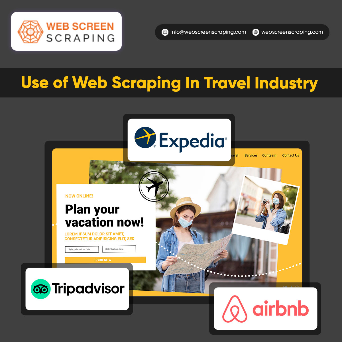 Unleash the power of #WebExtraction in travel! Discover smart ways to boost efficiency and offer top-notch experiences!

webscreenscraping.com/web-extraction…

#traveltech #dataautomation #travel #travelindustrydatascraping #webscrapingfortravel #webscreenscraping