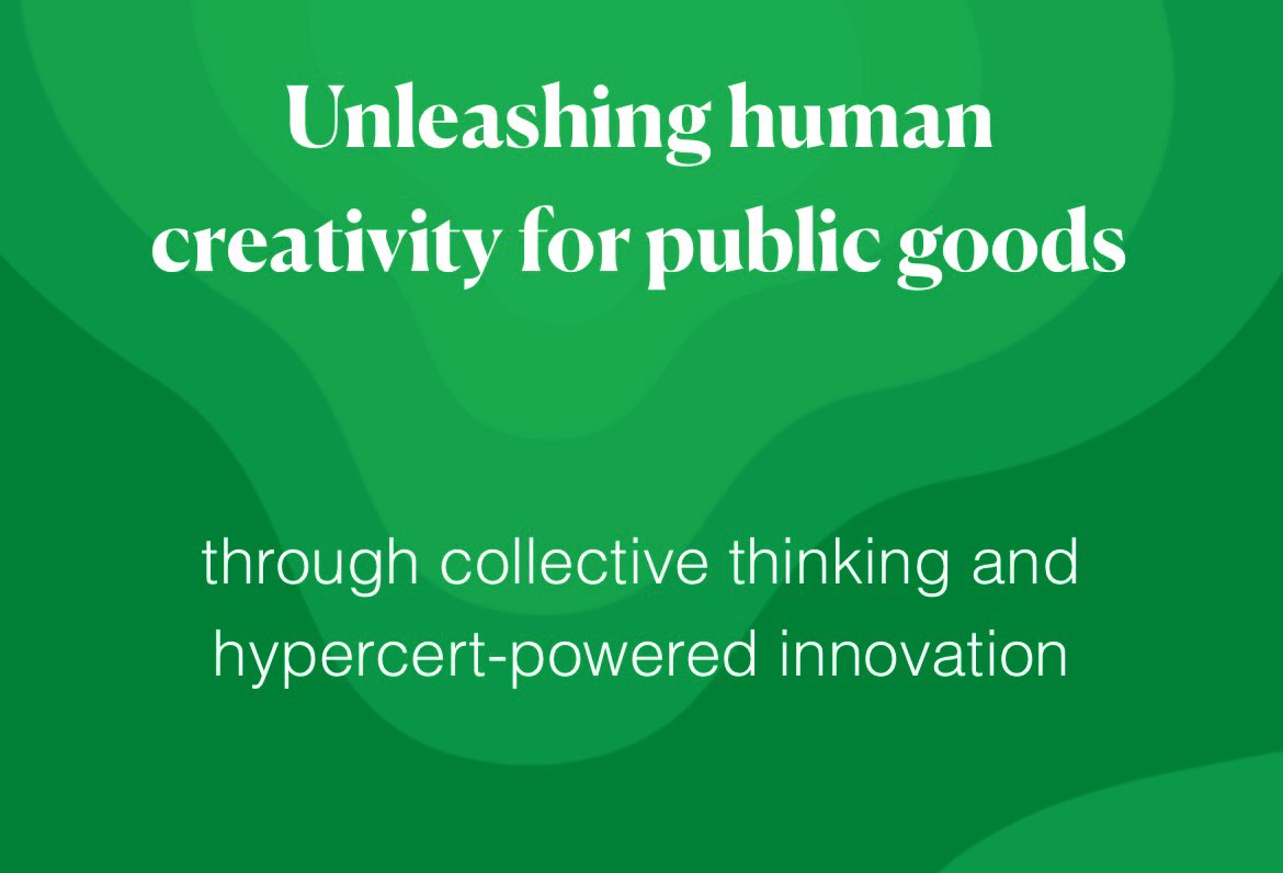 Hyperchange is a new platform that allows creative individuals to share their Public Good ideas, receive Retroactive Public Good Funding, and increase the chances of bringing their ideas to life.