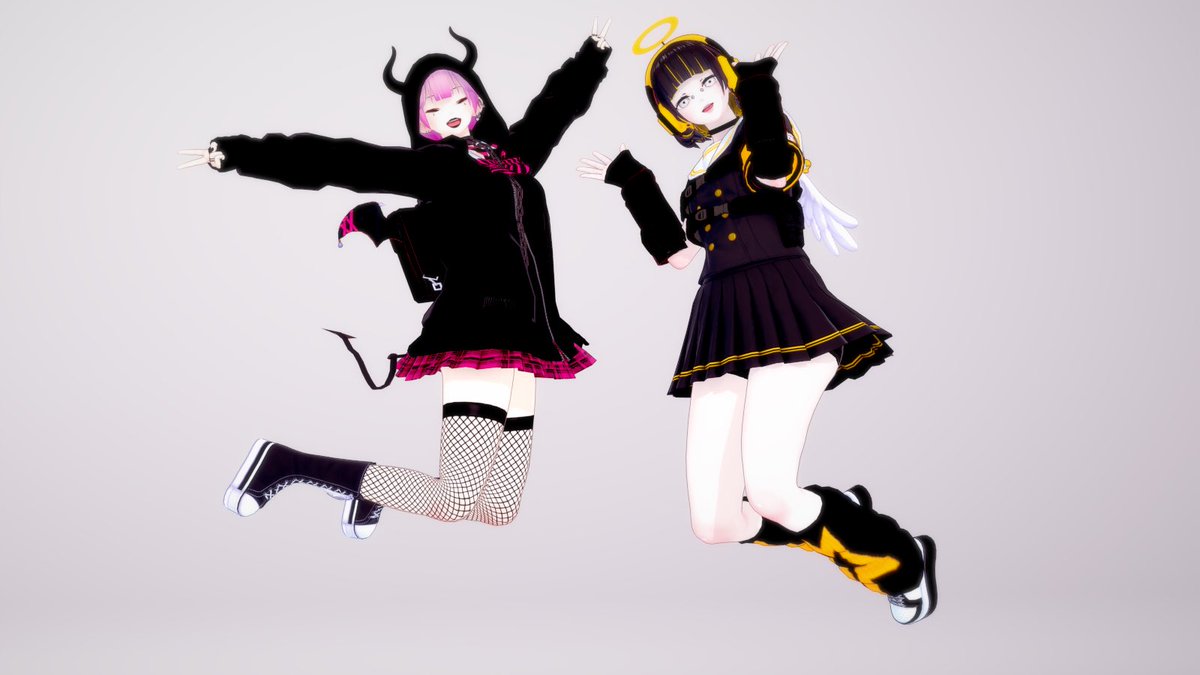 小悪魔JKと天使JK
#コイカツ