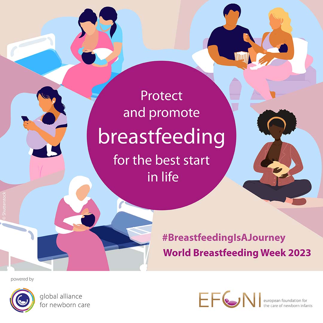 EBCOG is proud to join EFCNI in supporting World Breastfeeding Week. #BreastfeedingIsAJourney and there are different challenges for preterm and hospitalised newborns. Every mother should be encouraged to find the best way for her and her baby. #WorldBreastfeedingWeek2023
