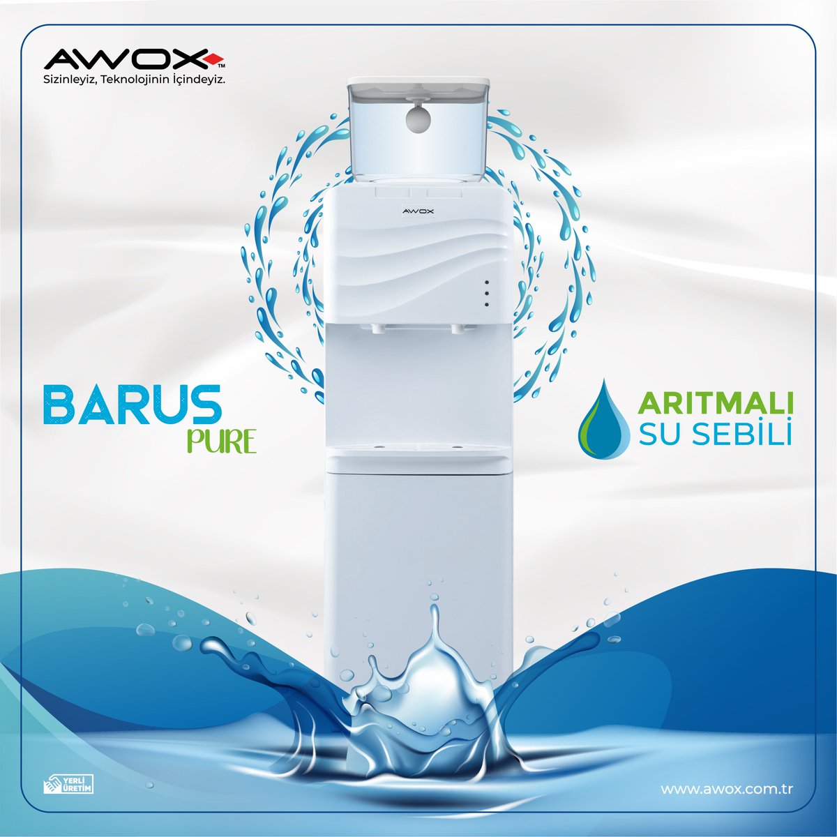 AwoxTr's tweet photo. Awox - Arıtmalı Su Sebil Serisi 💧 https://t.co/5McLdnHlFy
