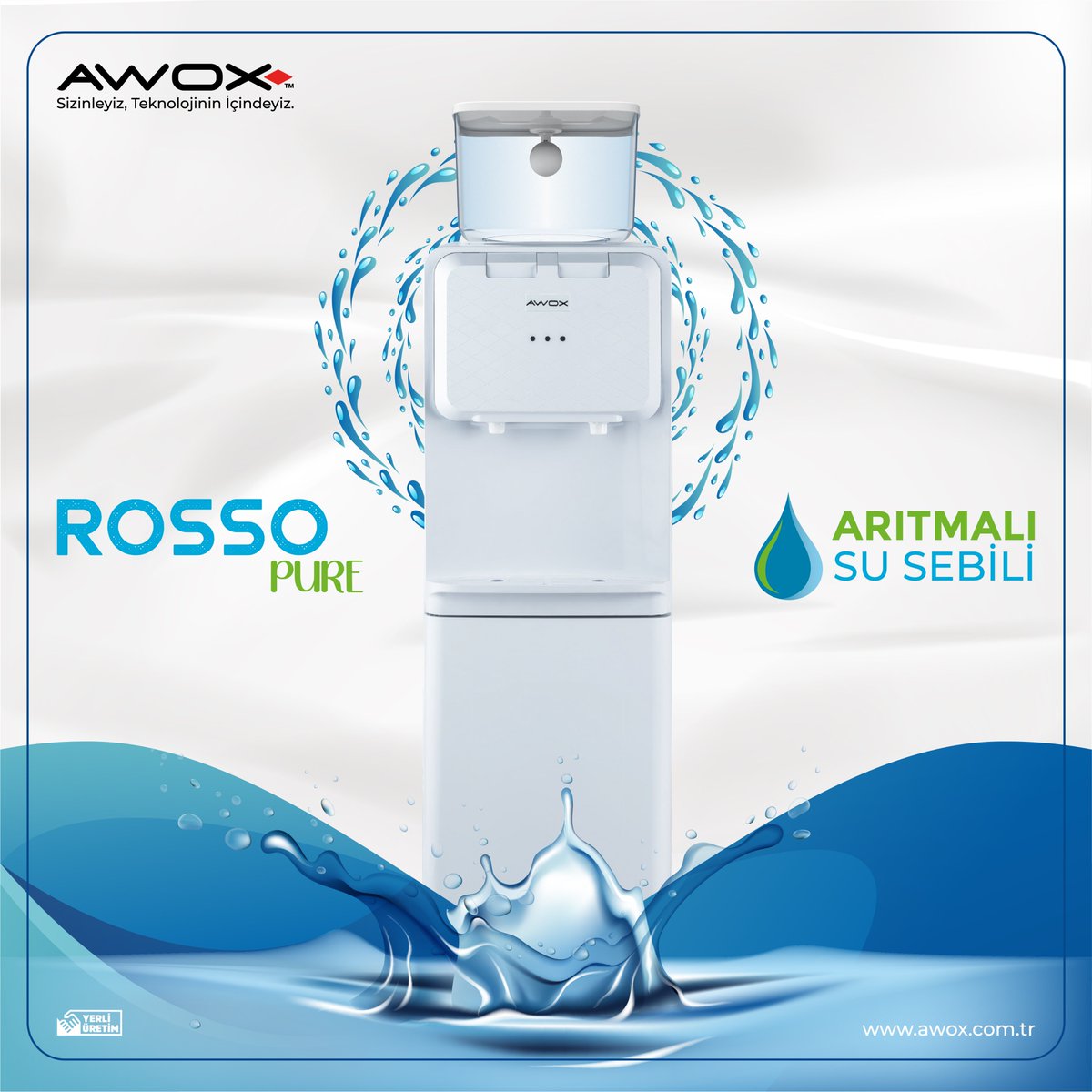 AwoxTr's tweet photo. Awox - Arıtmalı Su Sebil Serisi 💧 https://t.co/5McLdnHlFy