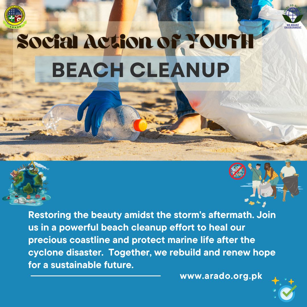 LocaltoGlobalPK's tweet photo. Join us on 3rd August 2023, as we collaborate with PFF youth members for a cleaner future! 🌊🚮 Let's fight beach pollution and preserve our beautiful shores together. Your participation can make a difference! 💙

 #CleanBeaches #YouthForChange #SaveOurShores #BeachCleanup https://t.co/0qQEkXbnjy