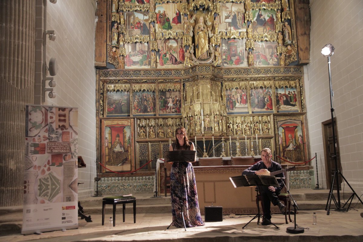 festivalcamino's tweet photo. Dúo Orpheo. Divina et humana. Colegiata #Bolea 📷#32FICS📷 #Camino #Caminantes #CaminodeSantiago @DPHuesca @AytoJaca @cJacetania https://t.co/TLcoVypUkb
