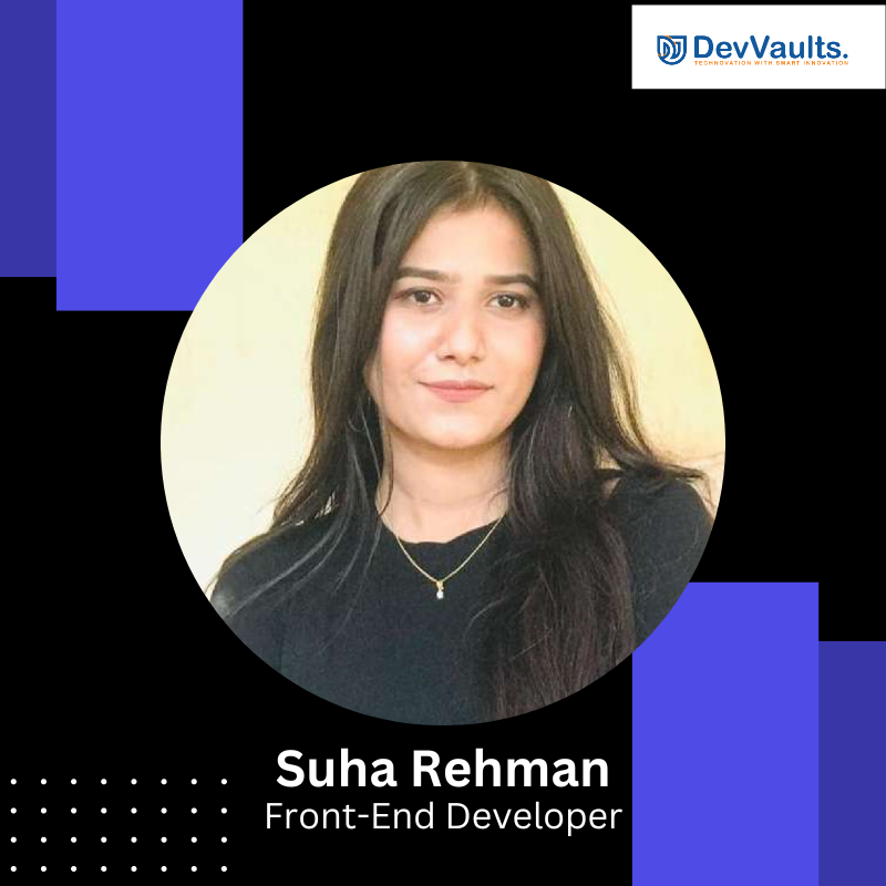 DevVaults's tweet photo. Here's our Exceptional Front-End Developer - Ms. Soha Rehman! A remarkable lady of hard work and talent, she brings precision and finesse to every project. Her innovative approach and passion for perfection leave a lasting impression🎉
#FrontEndDeveloper #InnovativeMindset https://t.co/hvaybGgqpG