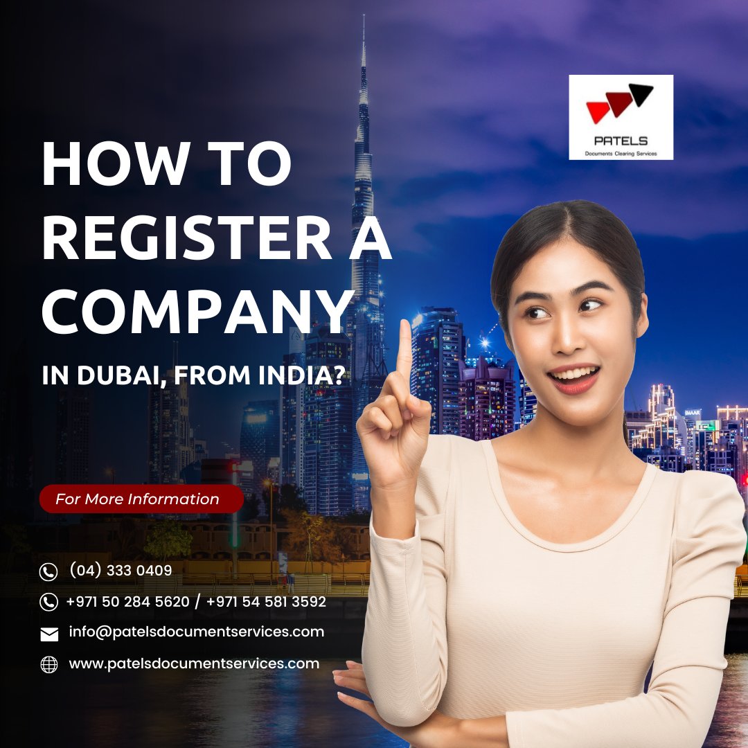 Register a company in Dubai, from INDIA
Contact as now for more details.
Landline: (04) 333 0409 / +971 50 284 5620 / +971 54 581 3592

#businesssetupdubai #newbusiness #BusinessLicenseUAE #business #startup #documentsclearing #licensed #tradelicensedubai #licenserenewal #Tasheel