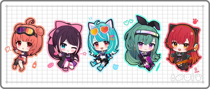完成したよ~~つなちゃんの衣装は他のオリジナルの衣装をモチーフに描きました#なずなーと #べにっき #ねこたぺすとりー #らむねはいか画 #濃いめのアート 