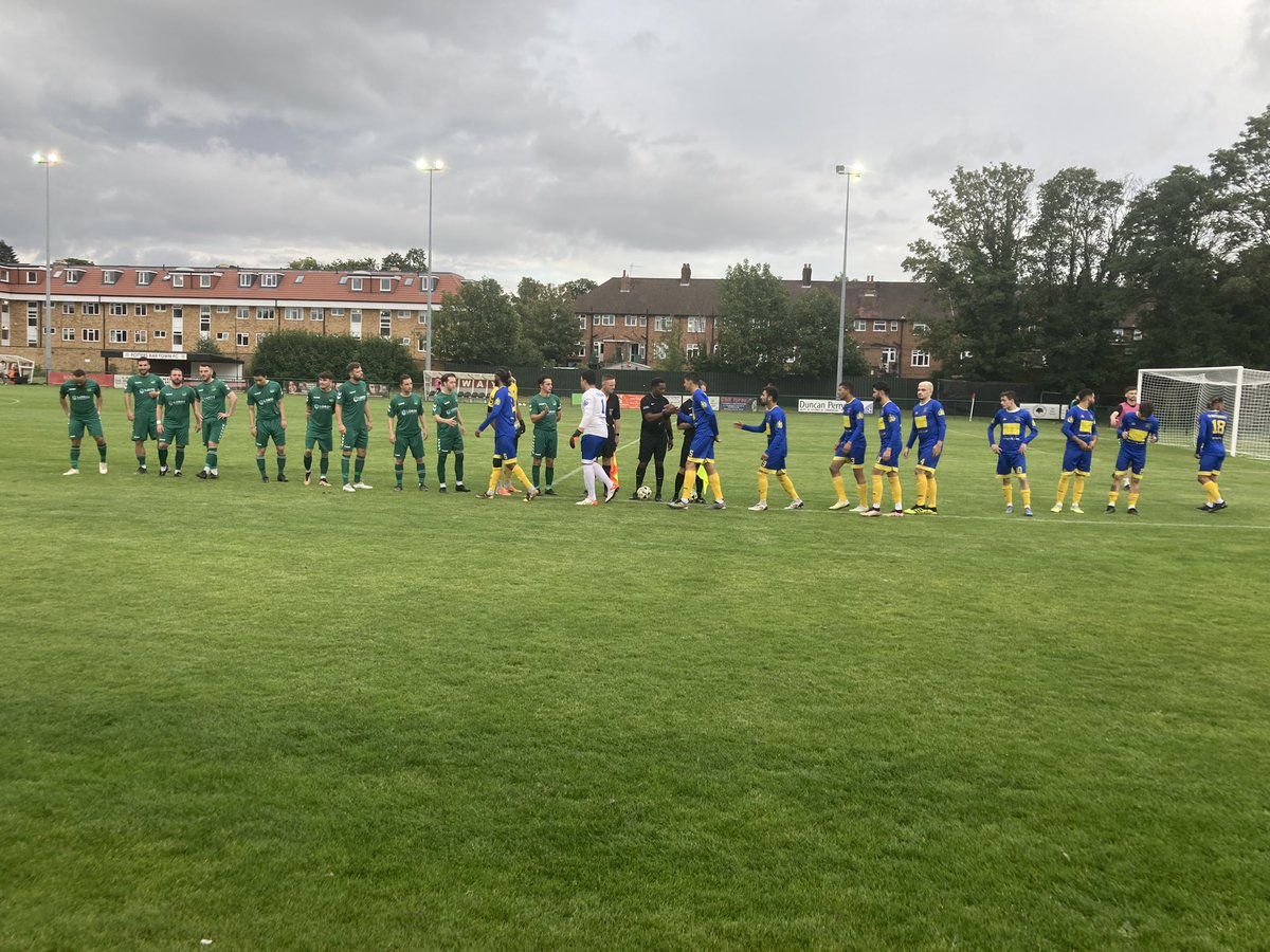 Pictures from last nights fantastic <a href="/levgreenfc/">Leverstock Green FC</a> 2-0 opening league win. Radu and Petty acknowledging their goals and 16 year old Joe Sadler coming on for his first competitive debut. Such a great vibe at Levy right now and long may it continue <a href="/Ollie_Bayliss/">Ollie Bayliss</a> @SSML2022