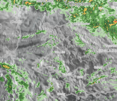 Last night's rain has cleared northwards, but it's a showery picture today, with a Met Office warning for thunderstorms, although sunny spells developing too!