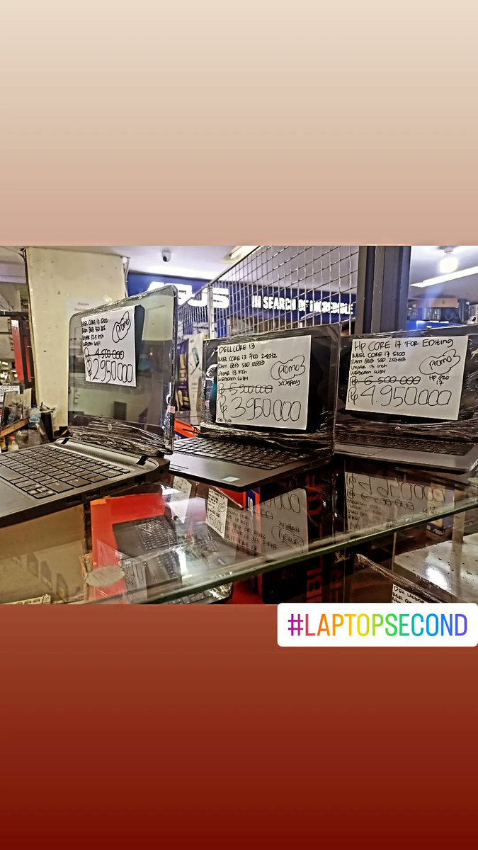 MakCentong's tweet photo. Harga Bisa di Nego lho. Ada garansinya juga. Dapat tas dan adaptor
Ada pilihan tipe dan merk 
Mau tuker tambah bisa
#secondxdislay
#laptop
#Jakarta
#LaptopMurah
Rendy Kjaernett Bareskrim Panik Gumilang Refly Harun Ngilu https://t.co/WN520OHlbt