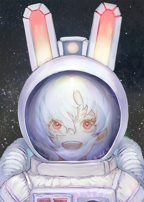 「animal ears astronaut」 illustration images(Latest)