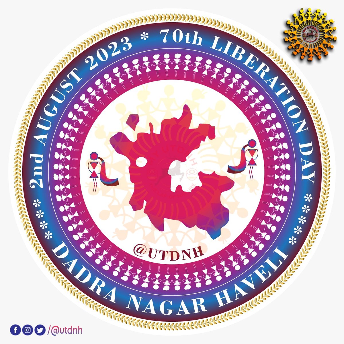 UTDNH's tweet photo. Wish you all Happy 70th Liberation Day of our UTDNH. 🇮🇳

#liberationday_of_utdnh
#2nd_august #UTDNH https://t.co/b1SVztS9Cc