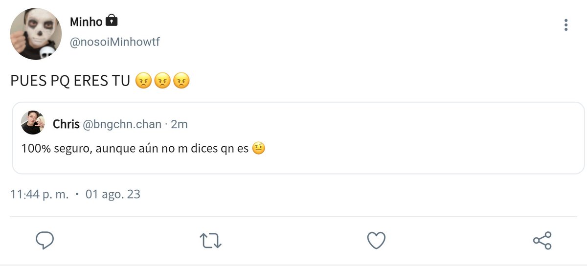 tokioki00's tweet photo. Electric Love 
Seven Tweet Au- #Minchan 

Minho no encontraba una forma de declarar su amor, hasta que Jeongin le mete la idea de confesarse con un trend de tiktok 

1/7 https://t.co/ZmrU2M2BtH