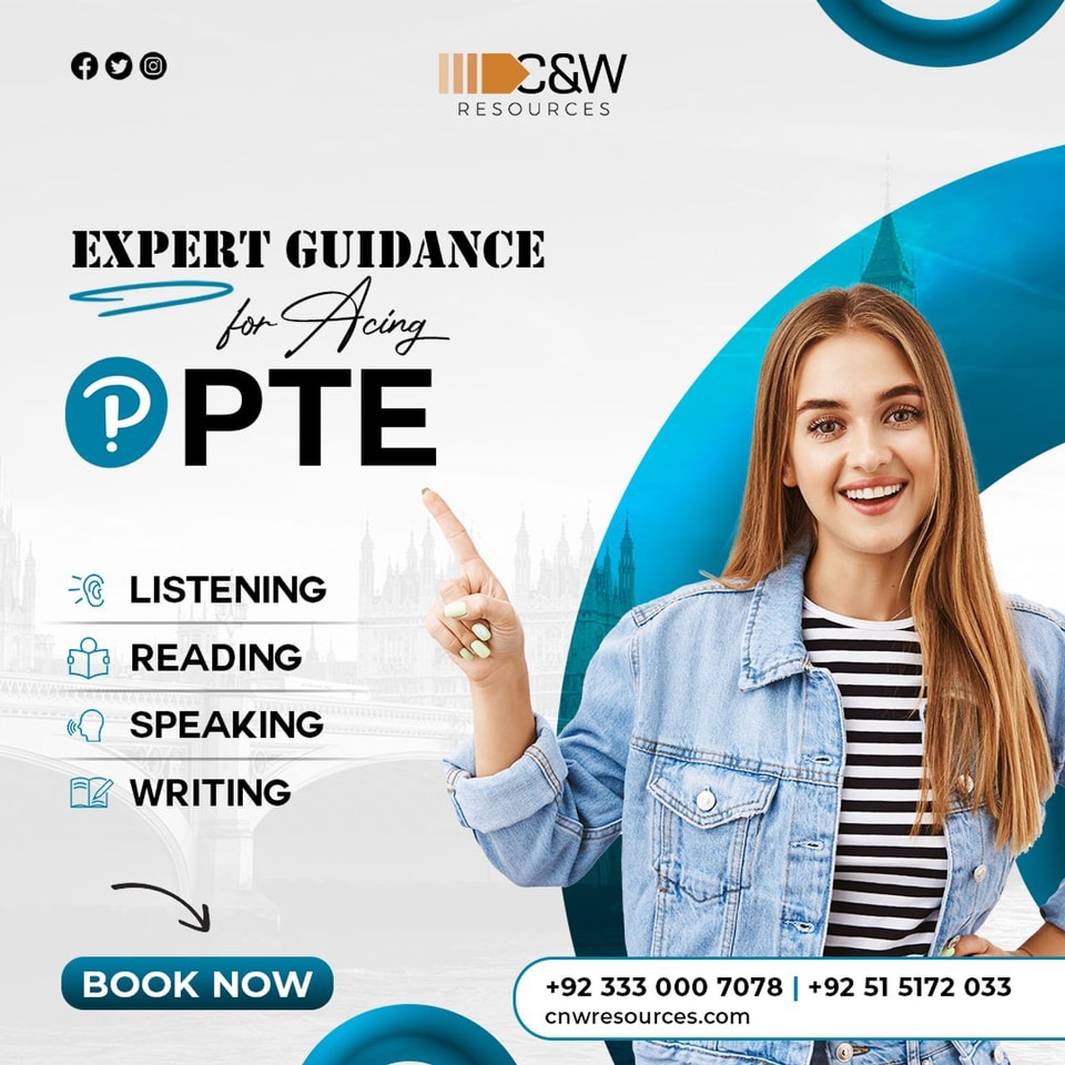 A Comprehensive study plan for PTE! 📷

For more info 📷
Contact: (051) 5172033
WhatsApp: 0333 0007078
Website: cnwresources.com

#studyinUK2023 #studyabroaduk #london #studyinUK2023 #studyabroaduk #londoneducation #EducationAbroad #IELTS #london #StudentvisaUK #JobsInUK