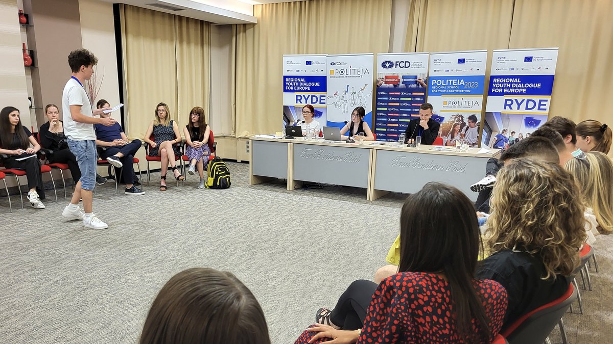 CentarOnline's tweet photo. 🗣️ Dynamic exchange of ideas with friends at the Politeia school - youth discussion on the European perspective of the Western Balkans
🇪🇺 #EU #WesternBalkans #EUintegrations #Youth #Participation #RegionalSchool #Politeia2023 https://t.co/VJS6ccwHC2
