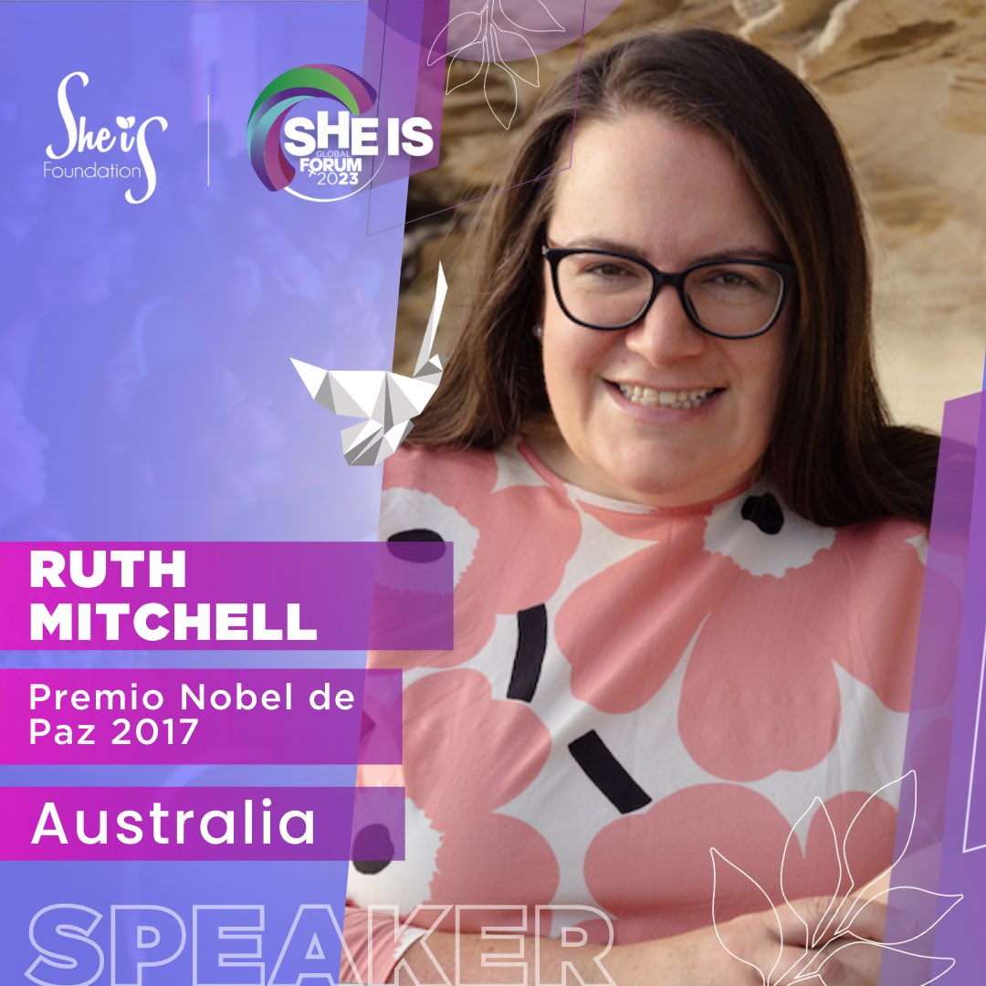 Next week I’ll be in Medellín, Colombia 🇨🇴 at <a href="/sheisglobalf/">She Is Global Forum</a> speaking about nuclear weapons and how to get rid of them. #nuclearban
¡Gracias <a href="/SheisFoundation/">She Is Foundation 💜</a> y Nadia Sanchez por invitarme!