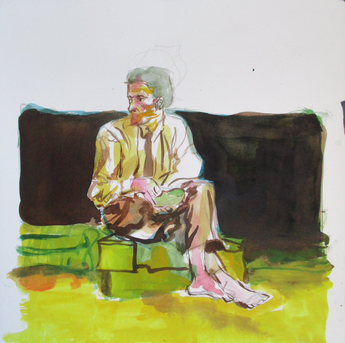 "No estás deprimido, estás distraído,
Distraído de la vida que te puebla.
Distraído de la vida que te rodea:
(...)
Ama hasta convertirte en lo amado"
#FacundoCabral

youtube.com/watch?v=vpkPyk…
Foto: dibujo de un hombre 

#sketchbook