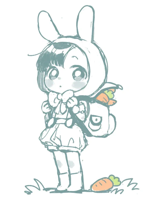 バニーというか普通に(?)うさぎになった 