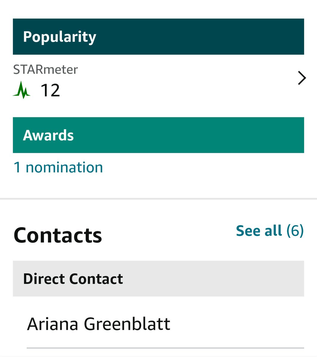 FashionofSITM's tweet image. YASSSS GIRL!!!!!! 😁

2 MILL ON INSTA
RANK 12 ON #IMDBPRO 

SO PROUD OF MY GIRL @ArianaG 

#ArianaGreenblatt #imdb #barbiemovie #sasha #65movie #loveandmonsters #sitm #theoneandonlyivan #dwtsjuniors &amp;amp; more

Quite a resume b4 ur even 16 😁😇