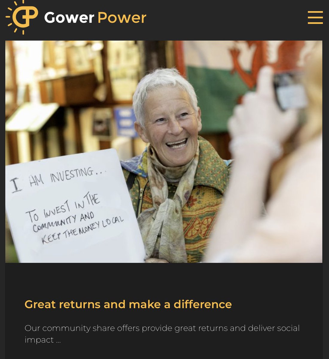 GowerPowerCoop's tweet image. Share offer coming very soon... 

Projecting 6% annual return
£2.7M community benefit fund
Minimum investment £250 / max £100K
#CommunityEnergy

Capital at Risk
