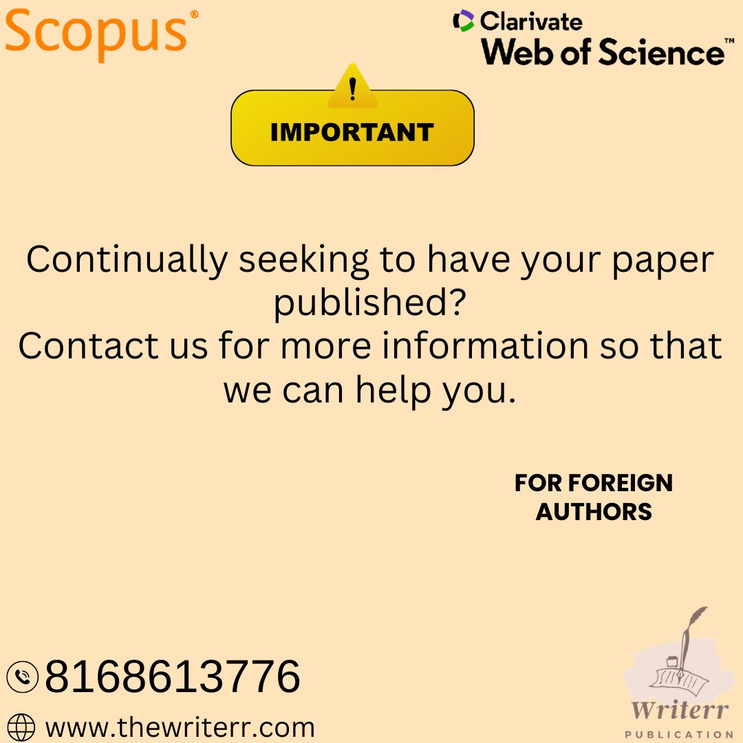 TheWriterPubli1's tweet photo. #journal #publishing #publishers #publishersofinstagram #PublicHealth #epidemiology #InternationalJournal #buyjournal #publishjournal #medicaljournal #medicalhealth #publishinghouse #publishingcompany #PublishingIndustry #nursing #midwifery #research #ResearchPapers https://t.co/pd6Yvtn1ak