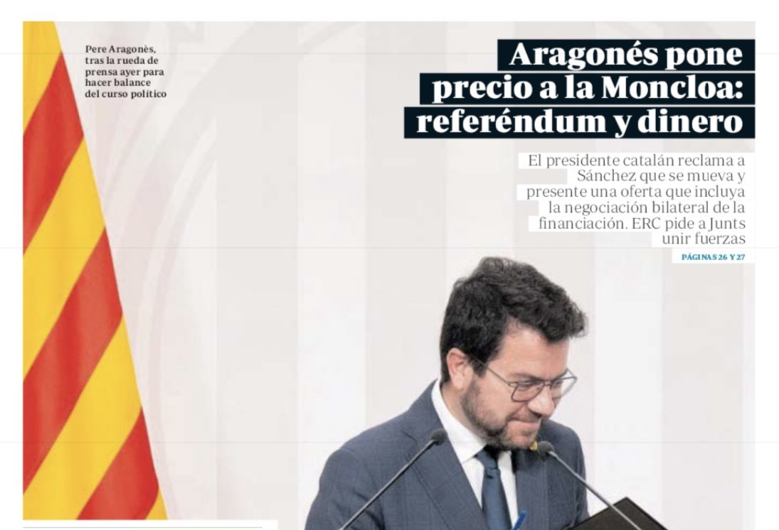 RicardoS2019's tweet photo. El precio puesto para la presidencia de Pedro Sánchez:
la ruptura de la España constitucional que ha traído concordia y bienestar a nuestro país, así como el perjuicio económico al resto de comunidades autónomas lastrando su desarrollo.
¿Todo vale señoras y señores socialistas? https://t.co/r7mUVtlhkU