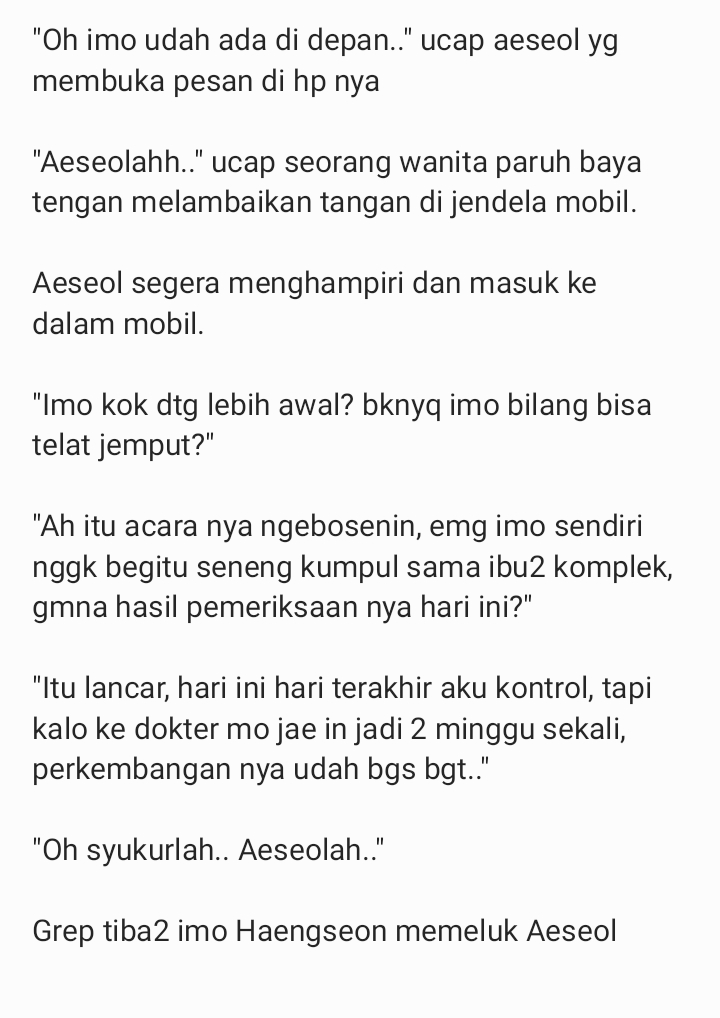iyeoniesugyeom's tweet photo. New AU
NOONA I LOVE YOU
By: miuw
Aeseol x Ilha
Das x Weak Hero Class x Delightfully Deceithfull #aeseolilha #aesolilhaau #das #DutyAfterSchoolau #PART35 part 35 Dengerin apa pesan Imo ya seol https://t.co/5Sn1afj2Gg