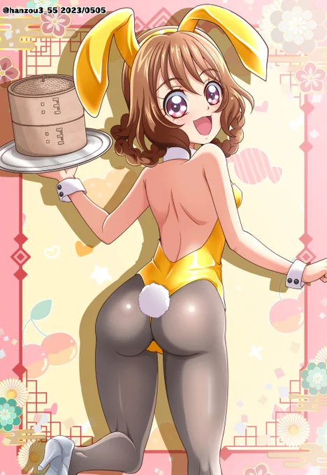 今年はデパプリメンバーで描いていたので、改めて再掲 #バニーの日