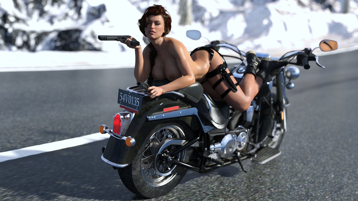 Maddie from SandStorm on a bike!