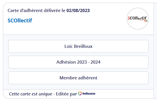 Faites comme moi, rejoignez cette super association qui propose d'excellents dispositifs pédagogiques : <a href="/tw_oulipo/">Twoulipo à l'école</a> , <a href="/QuotiTweet/">QuotiTweet</a>, <a href="/MineStory2023/">MineStory</a>, <a href="/JdTwittclasses/">Le Journal et la Radio des TwittClasses</a>, <a href="/QuotiChess/">QuotiChess 🐘</a> et bien d'autres...

Site de l'asso : scollectif.fr

Pour adhérer : helloasso.com/associations/s…