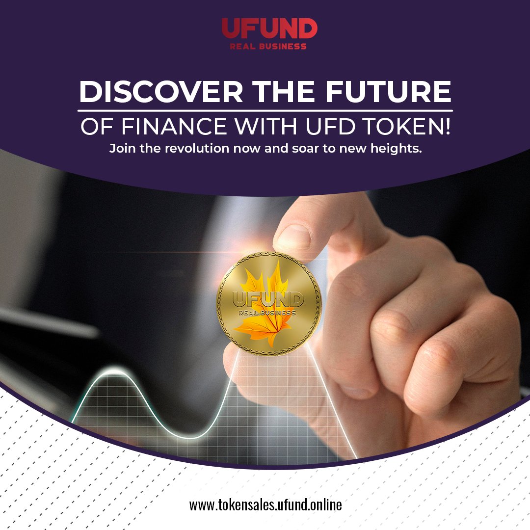 UFUND1's tweet photo. Get ready to revolutionize the world of finance with the UFD token! Join us today to witness the future of decentralized finance and elevate your financial journey to unprecedented heights.
Learn more:
https://t.co/Ns7aPq5vcK
#ufund #UFDToken #FutureOfFinance #CryptoRevolution https://t.co/P4oBBvVTaj