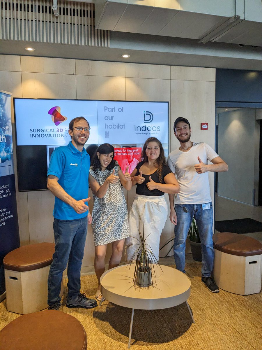 atum3D's tweet photo. Visit at Tel Aviv Medical Center💥

Again a big thank you 💐 to the team for their warm welcome! 

atum3D bundles the hardware, software, resins, consumables and services into a solution that meets your requirements. 

#innovation #3dprinting #3dcasts #3dprintingindustry #3dprint https://t.co/TY1CBxzyAU