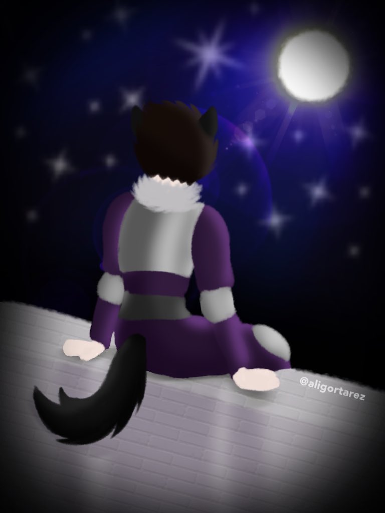 He will comeback ♈️🌙🐺
(El volverá)

#qsmpfanaft #lobonocturno #vegetta777fanart #qsmpfanarts 
#Fooligetta