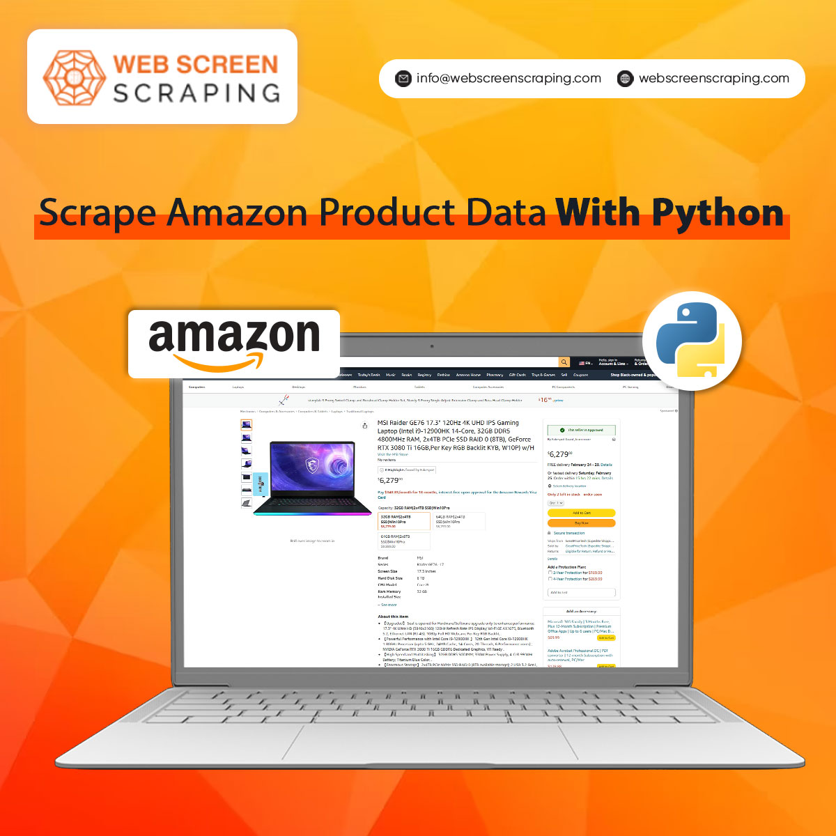 webscreenscrap's tweet image. Unleash the power of Python with our guide on Amazon product data scraping! Discover valuable insights for your business!

webscreenscraping.com/how-to-scrape-…

#AmazonDataScraping #PythonGuide #amazonscrape #productdata #amazonproducts #pythonscript #webcrawler #webscreenscraping