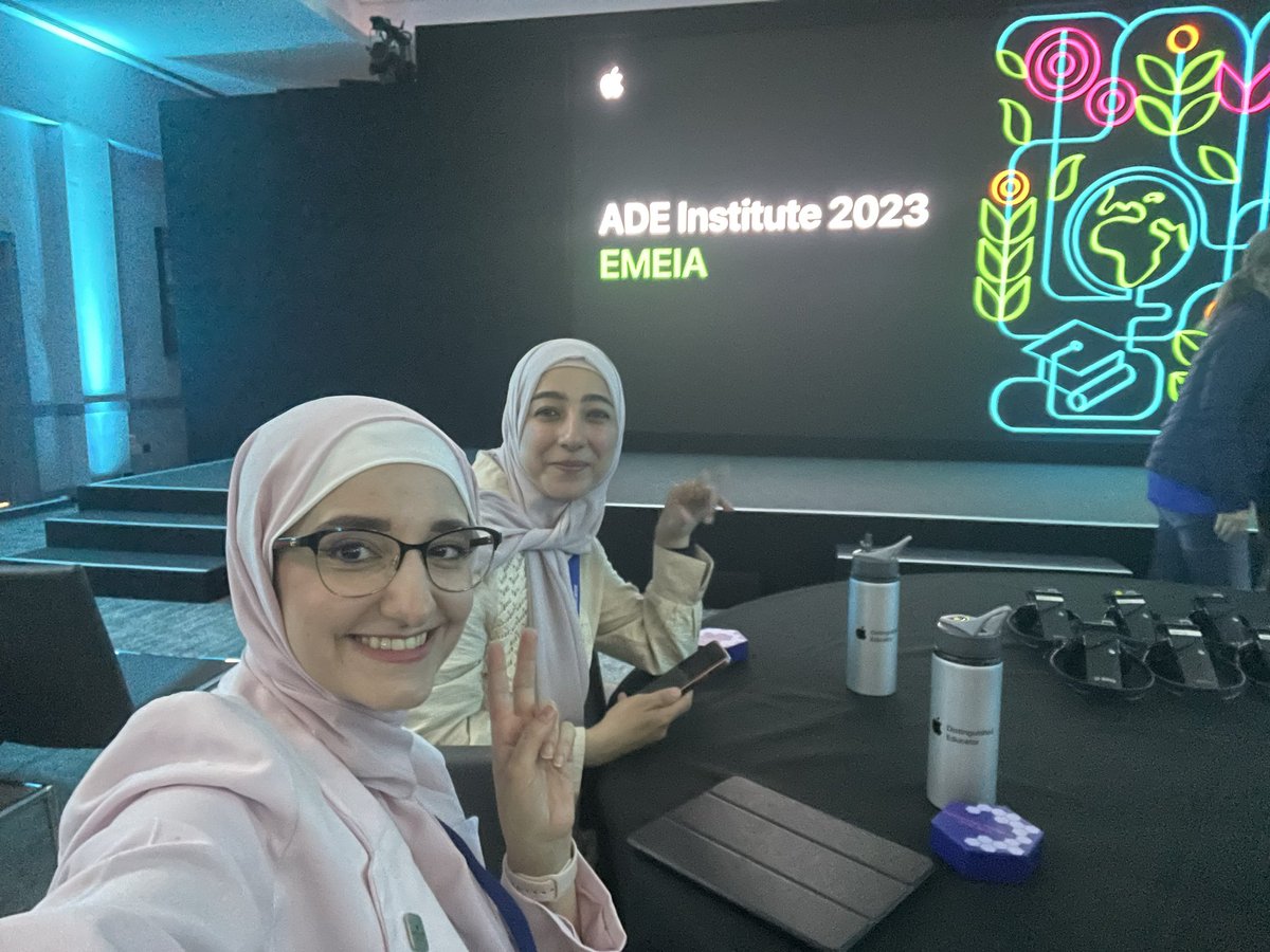 Ready and excited to start ADE 2023 institute day 2 😃🤩💪🏼
#ADE2023 #AppleEDU 
<a href="/Eshraq_salameh/">Eshraq Salameh</a>