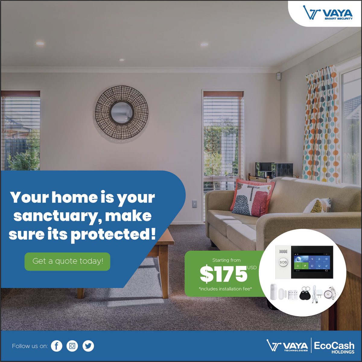 VayaServices's tweet photo. Did I lock the door?" The eternal question we all ask. But fear not! With Vaya Smart Home Security, locking up becomes a breeze. It's like having a personal doorman without the uniform.

#NoMoreLockingWorries #SmartLiving https://t.co/ed8hPTHFzC