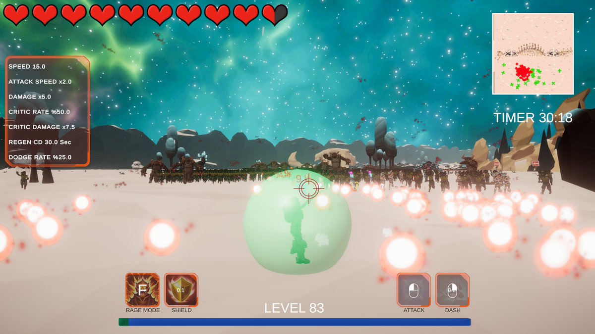 bixelgamedev's tweet photo. Cosmic Suicide Dance of Bullets is a 3D action rogue-like bullet hell game where the number of enemies increases over time, making survival challenging. Defeating enemies earns experience points to strengthen our character. #Gamedev #indiegame #indiedev 
https://t.co/JxgQRLk9Gh https://t.co/NyVNkMcH2v