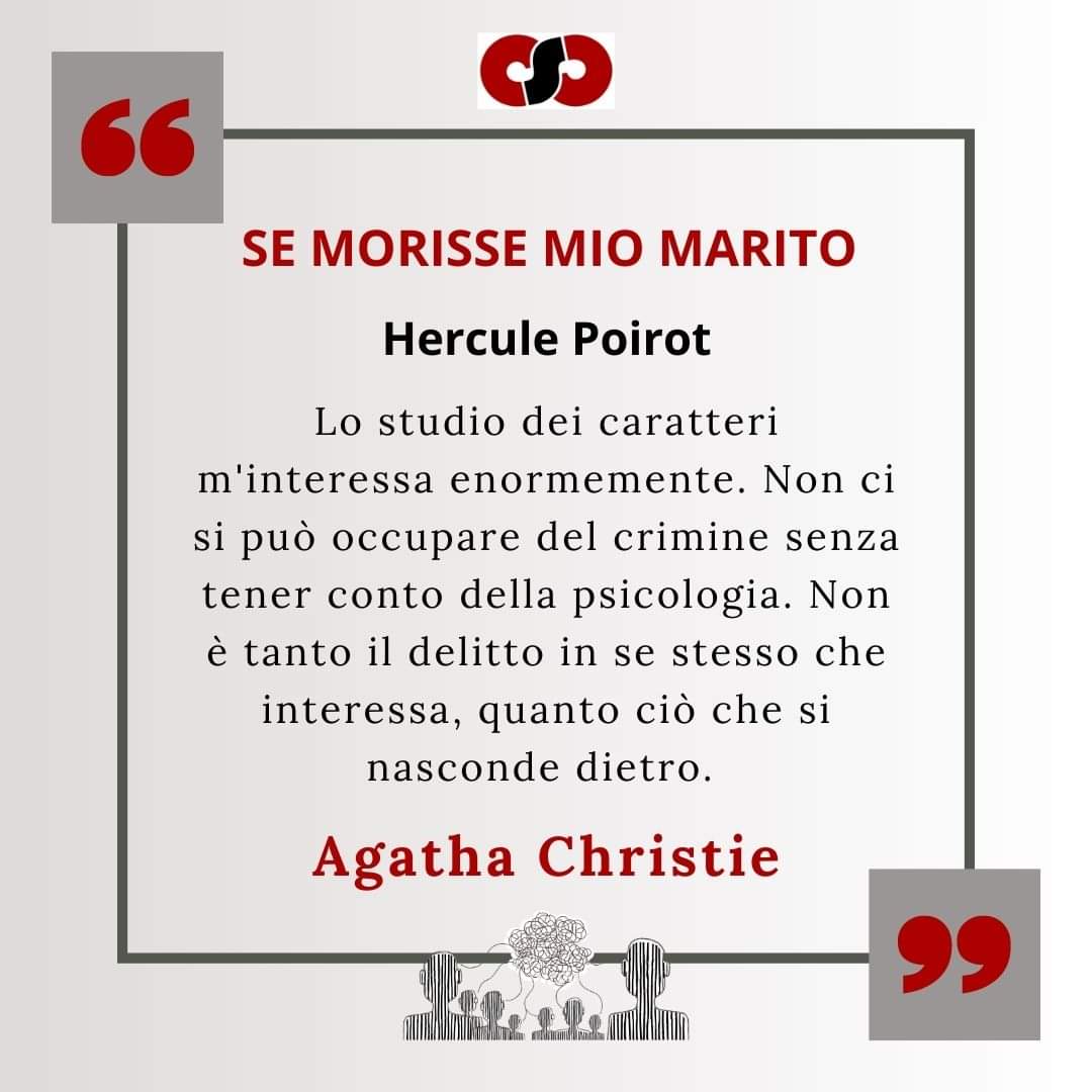 CriminologicomC's tweet image. 🕵️"Lo studio dei caratteri m'interessa enormemente. Non ci si può occupare del crimine senza tener conto della psicologia. Non è tanto il delitto in se' stesso che mi interessa, quanto ciò che nasconde dietro"
 #csc #centrostudicriminologici #segui #reato #lettura #cultura #crime