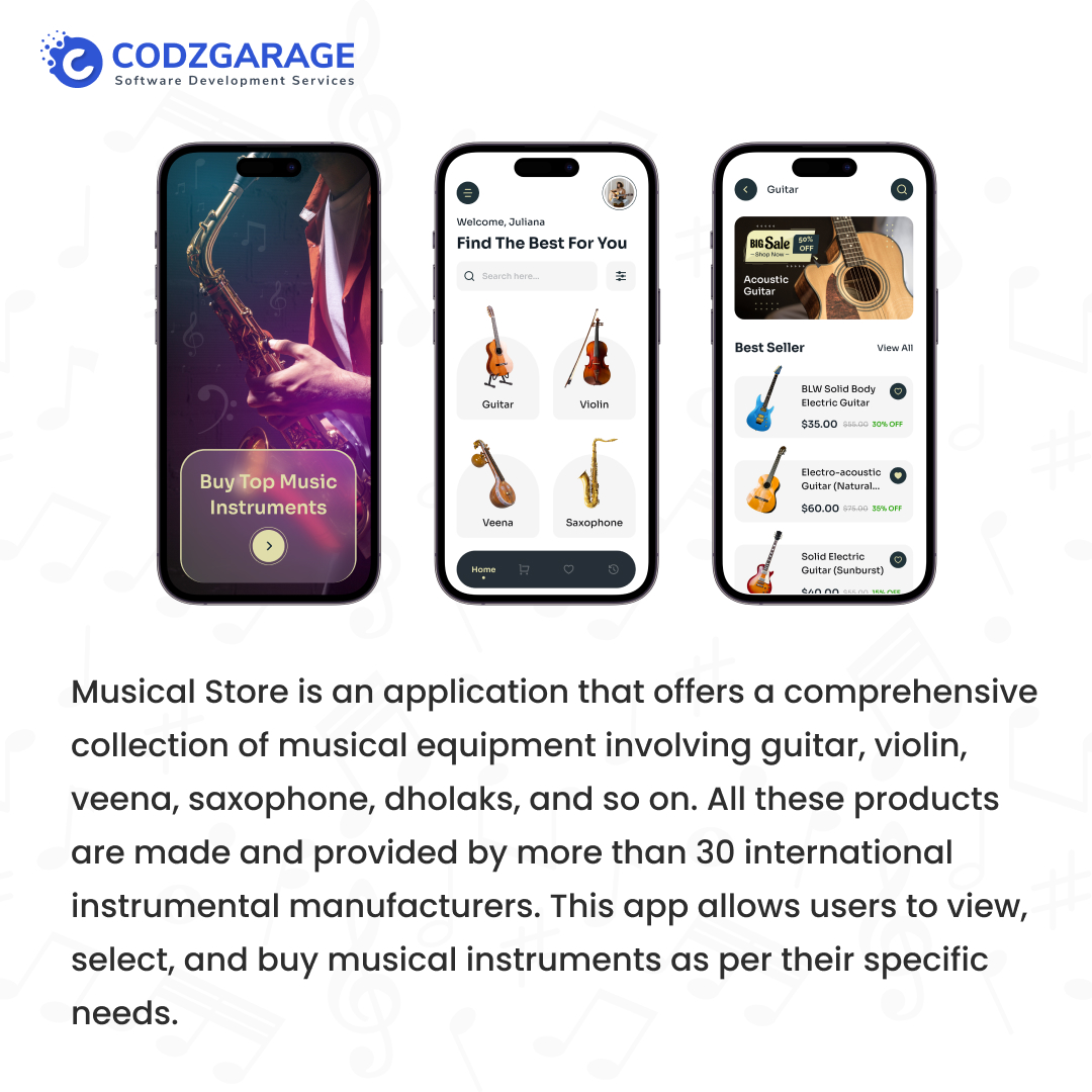 Codzgarage's tweet photo. We work towards one goal —achieve the #client #success! Musical Store was no different for us. With projects, we’d challenges that we happily accepted and resolved.
#musicalapp #musicallyapp #app #application #soundequipment #soundequipmentapp #codzgarage #codzgarageinfotech https://t.co/siLPbz1T50