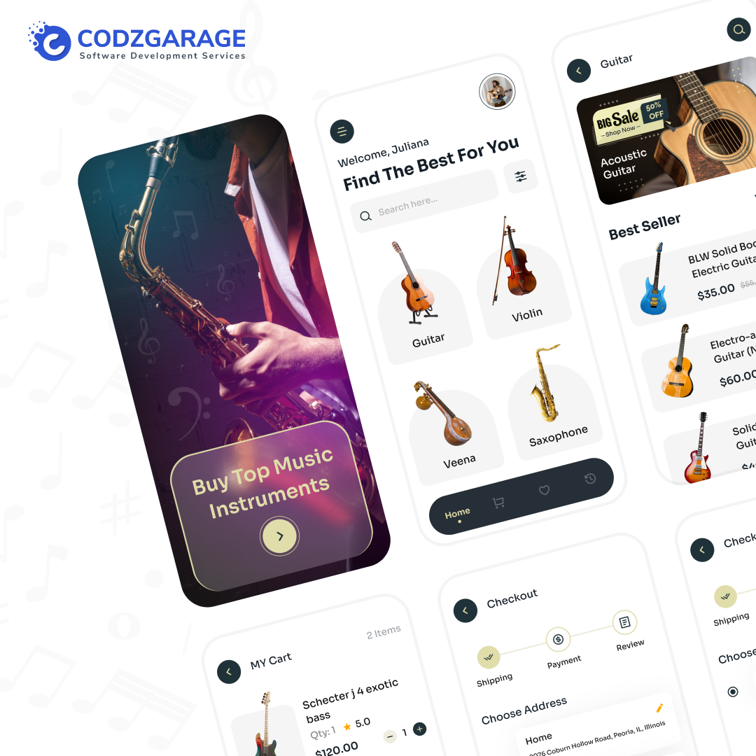 Codzgarage's tweet photo. We work towards one goal —achieve the #client #success! Musical Store was no different for us. With projects, we’d challenges that we happily accepted and resolved.
#musicalapp #musicallyapp #app #application #soundequipment #soundequipmentapp #codzgarage #codzgarageinfotech https://t.co/siLPbz1T50