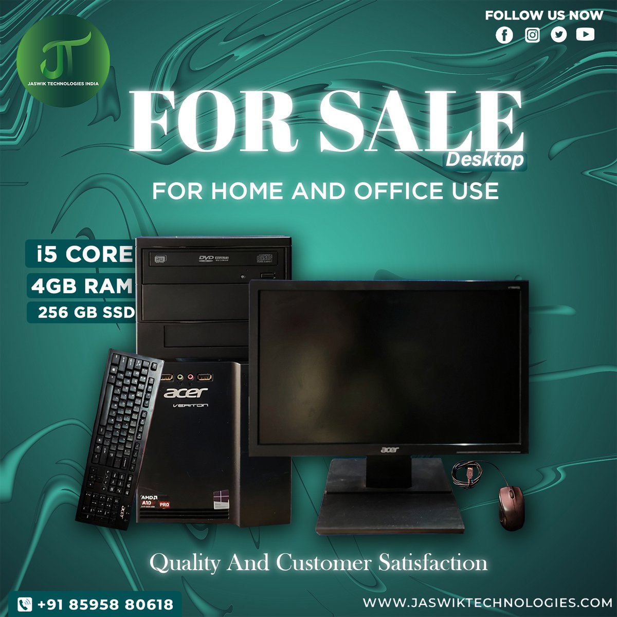 jaswiktech's tweet image. &quot;Empower Your Computing: i5 Desktops, The Perfect Mix of Power and Affordability! Unleash Productivity and Performance Today! 💻💪💸&quot;
.
.
.
.
#PowerfulComputing #i5Processor #FastAndEfficient #TechRevolution #PerformanceBoost #SeamlessMultitasking #ProductivityUnleashed