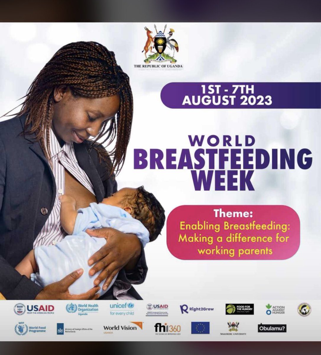This year's #WorldBreastfeedingWeek2023 theme provides a strategic opportunity to advocate for essential maternity rights that support breastfeeding-maternity leave for a min of 18 weeks, ideally for longer than 6 months, as well as workplace accommodations after this point.