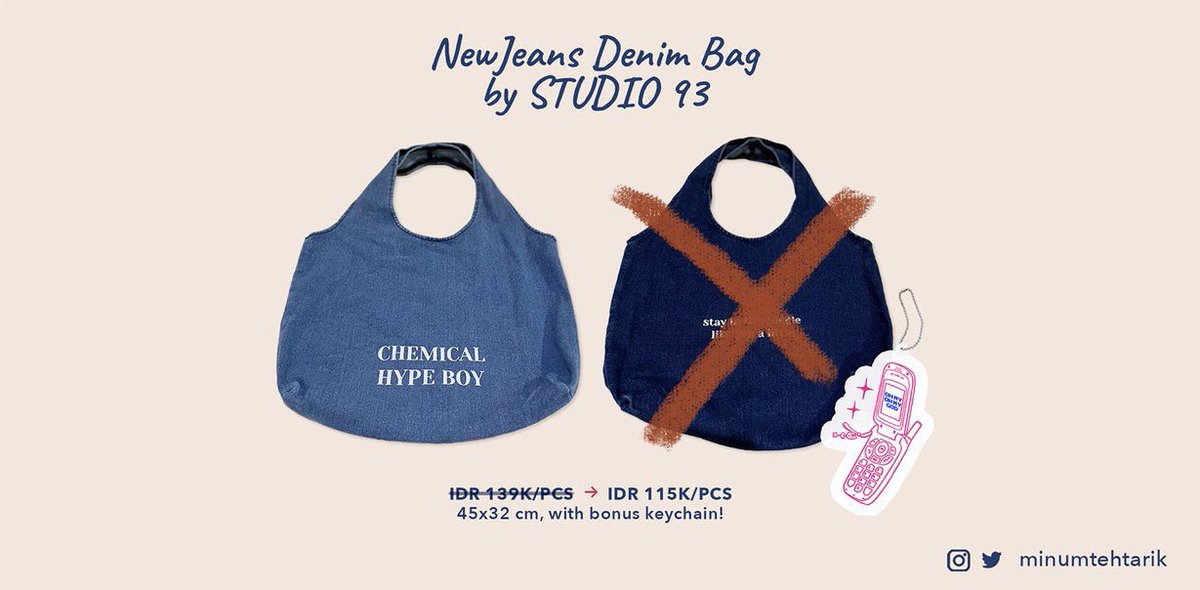 bystudio93's tweet photo. Another chance to get Hype Boy Bag dengan harga spesial!!! Kemon~

Limited stock ya 🫶 https://t.co/Ly7au1gvL7