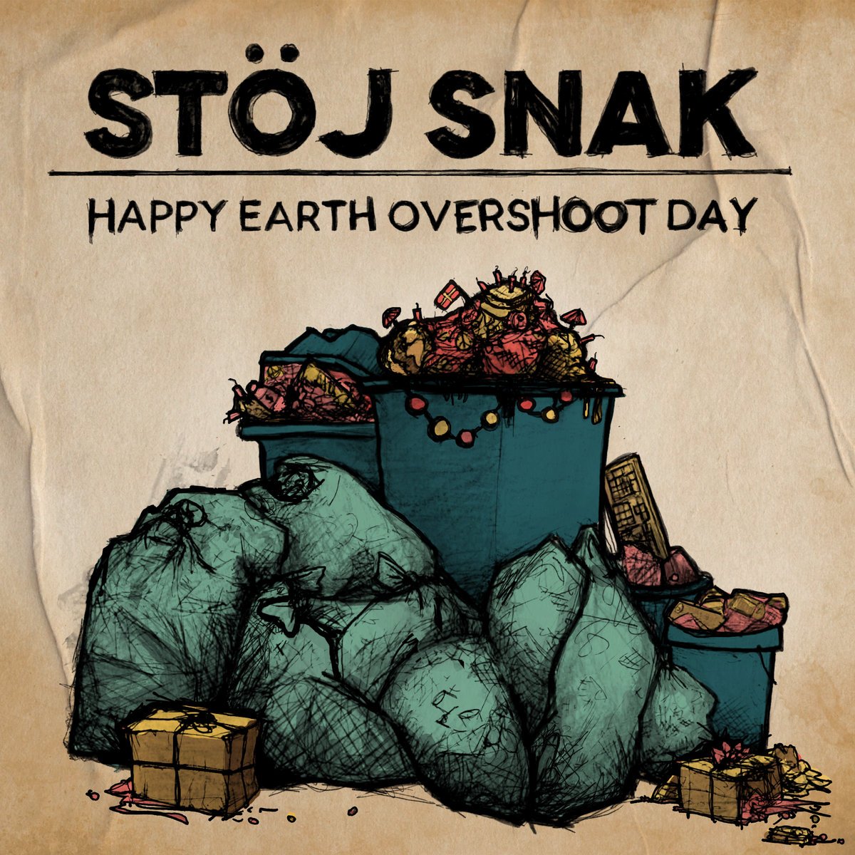 Today is the Earth Overshoot Day! 🌎🎉
Celebrate our boiling world with this slow-burning song: youtu.be/M6VlT3qhMI0

Take care out there! 🖤
More info: overshootday.org