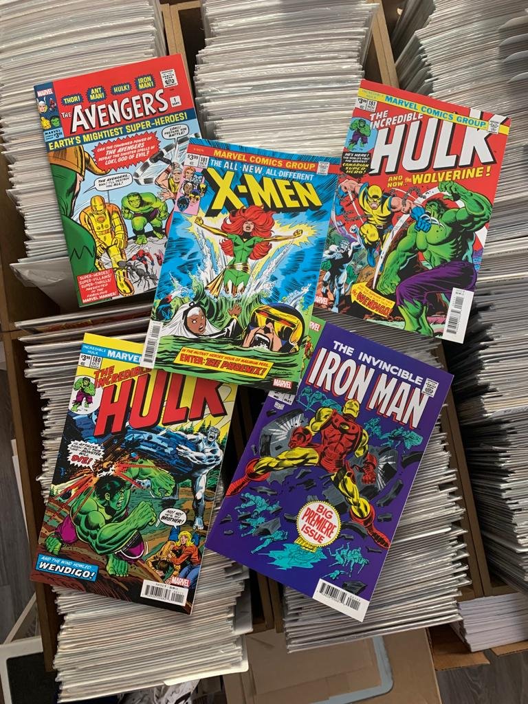 ⚠️ATENCIÓN, CONCURSO⚠️ Sorteamos no uno ni dos sin CINCO de los Marvel Facsimiles de este mes, con cinco cómics históricos.

El debut de Fénix, de Lobezno, el primer número de los Vengadores... 

Para participar: 
📌 Retuitea este tuit 
📌 Sigue a <a href="/SalaDePeligro/">Sala de Peligro</a> y <a href="/radar_comics/">Radar Comics</a>